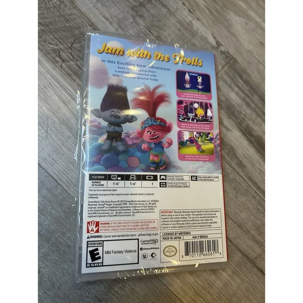 Dreamworks Trolls Remix Rescue Nintendo Switch GameMill Entertainment